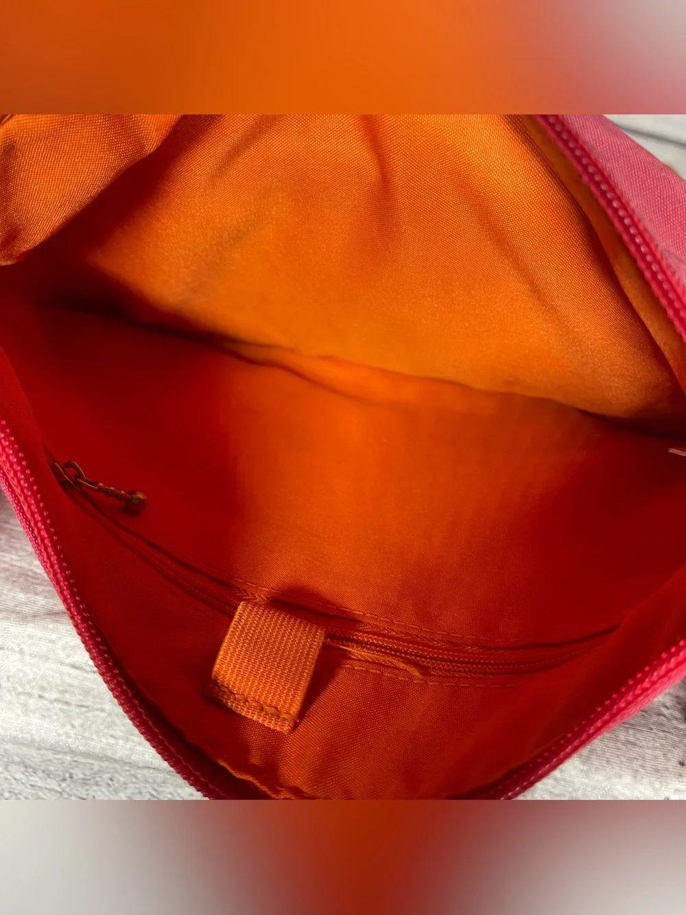 Baggallini Red Nylon Travel Crossbody Organizer Small Crossbody Travel Ba